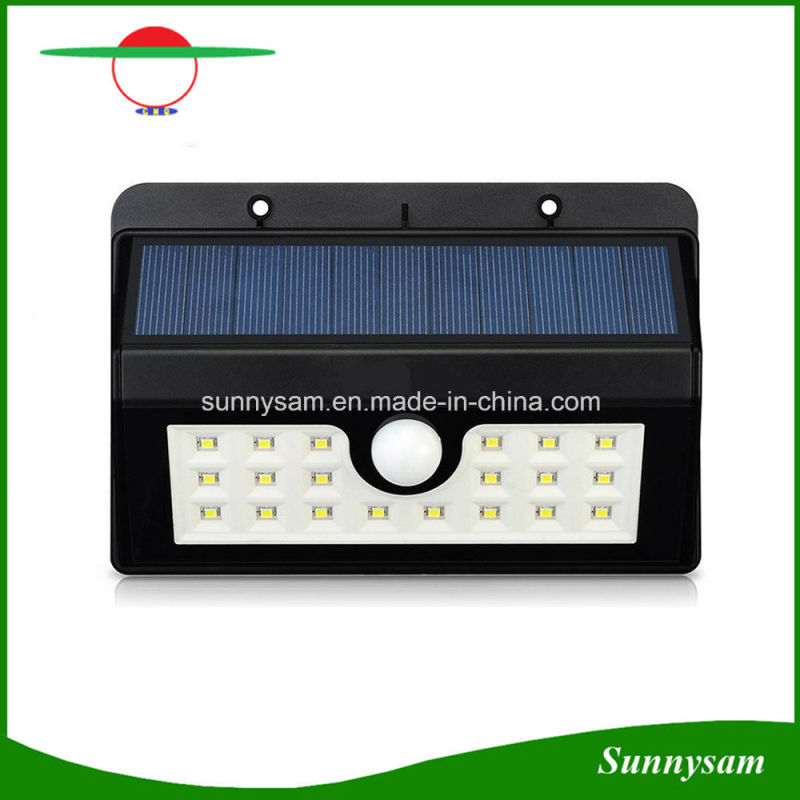 New 20 LED Solar Garden Light with PIR Motion Sensor and Dim Light