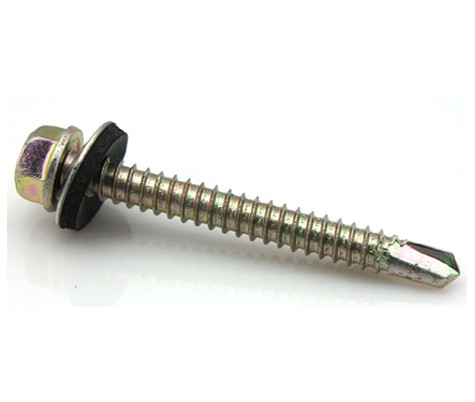 Hex Washer Head Self Drilling Screw with Plastic Washer (DIN7504K/ISO15480)