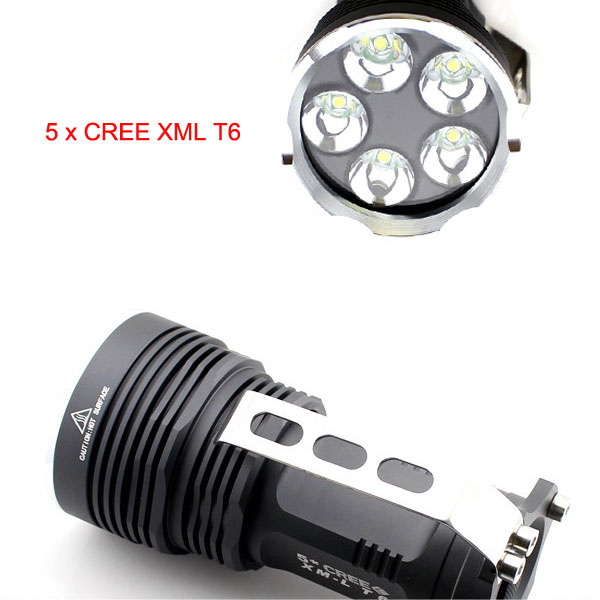 Lumifire 3100 Super Power 5PCS Xml-T6 LED 5000 Lumen Flashlight LED