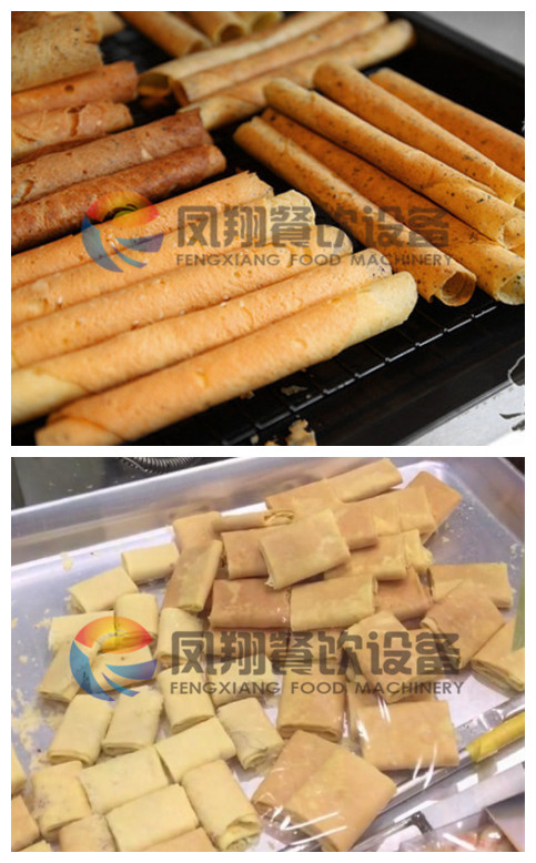 High Efficiency Double Operation Pan Egg Roll Baker, Egg Roll Making Machine