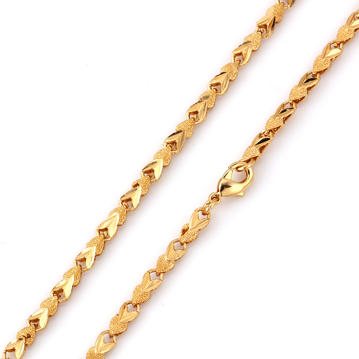 Xuping Fashion Gold Plated Chainsaw Chain