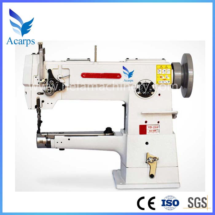 Unison Feed Cylinder Leather Sewing Machine with Single Needle