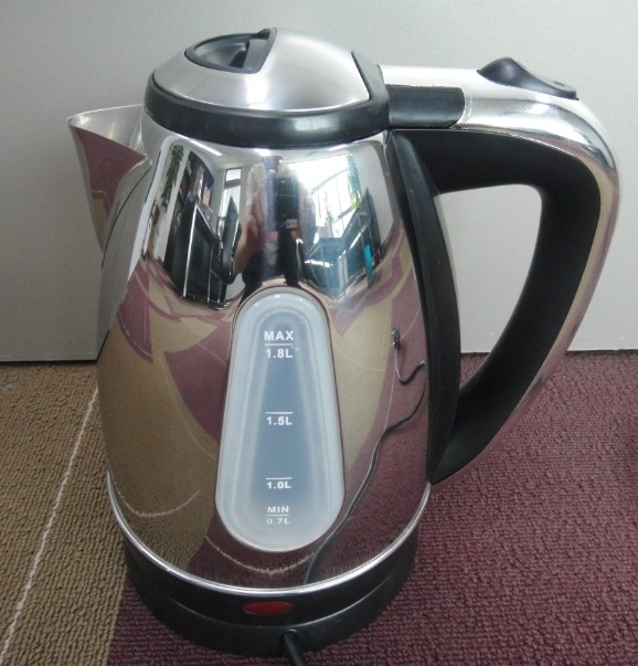 1.8-Liter Stainless Steel Cordless Electric Water Kettle, 2000-Watts, Big Water Scale