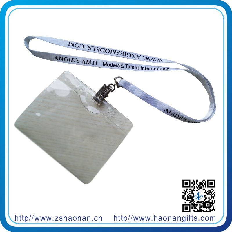 Polyester Silk Screen Print Single Side with Metal Clip