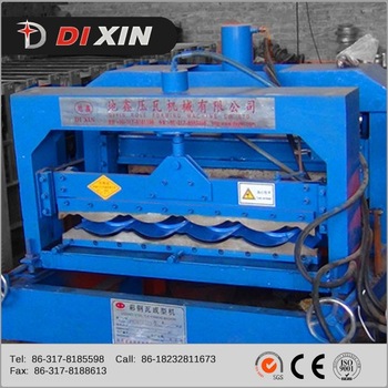 Dixin 828 Automatic Steel Tile Corrugated Roof Panel Roll Forming Machine