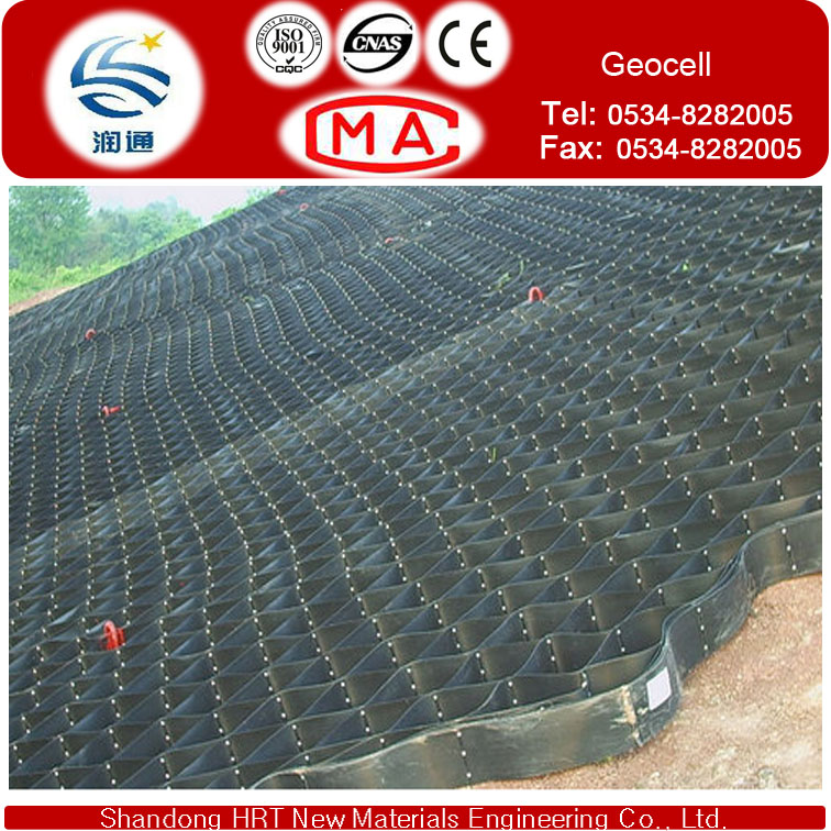 High Transformative HDPE Geocell for Reinforcement as Soft Soil Foundation