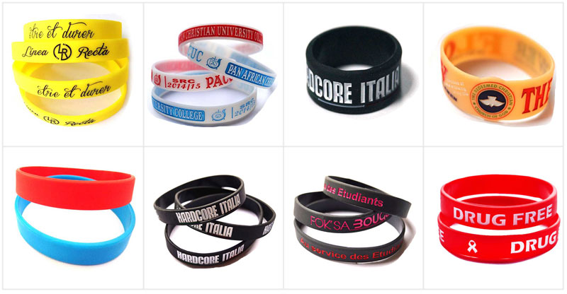 Wholesale Enamel Silicone Wristband for Sports (LM1681)