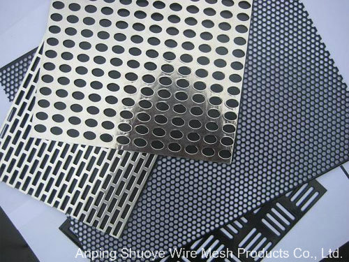 Aluminum 1060 Round Hole Perforated Metal Mesh