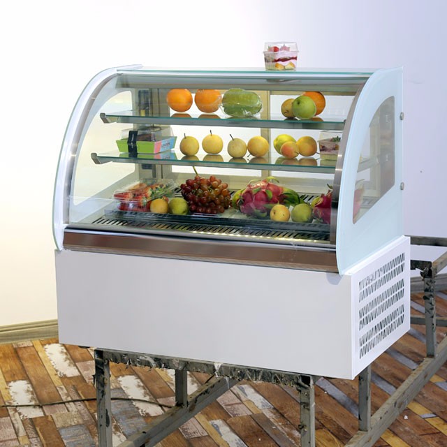 fruits display refrigerator showcase