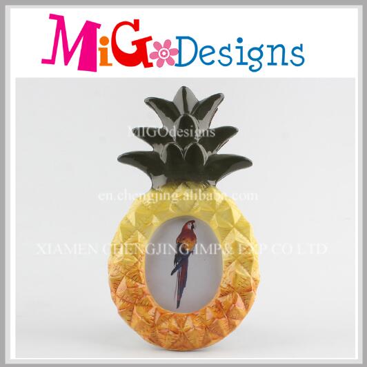 Wholesale Lovely Pineapple Design Ceramic Photo Frame