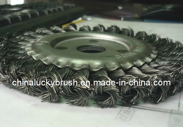 6 Inch Twist Knot Steel Wire Wheel Brush (YY-073)