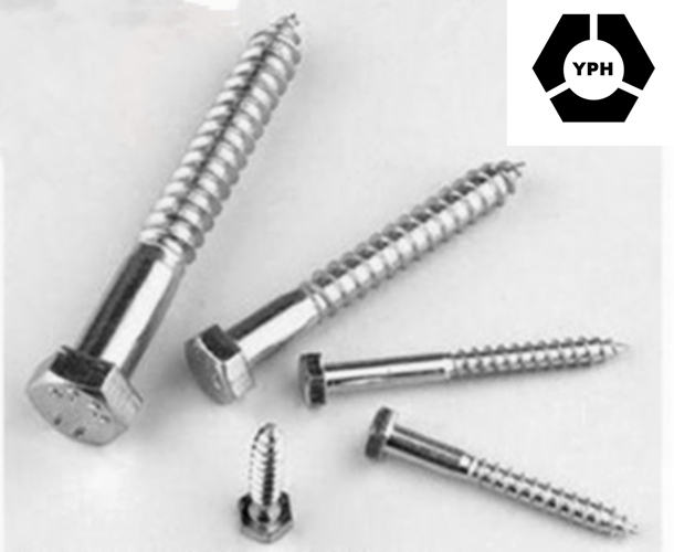 High Quality Cheap Zinc Hex Head DIN571 Wood Screw