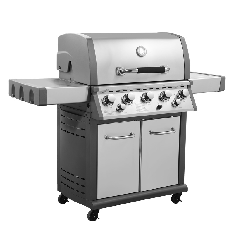 5 Burner Outdoor Gas BBQ Grill with CSA ETL Ce