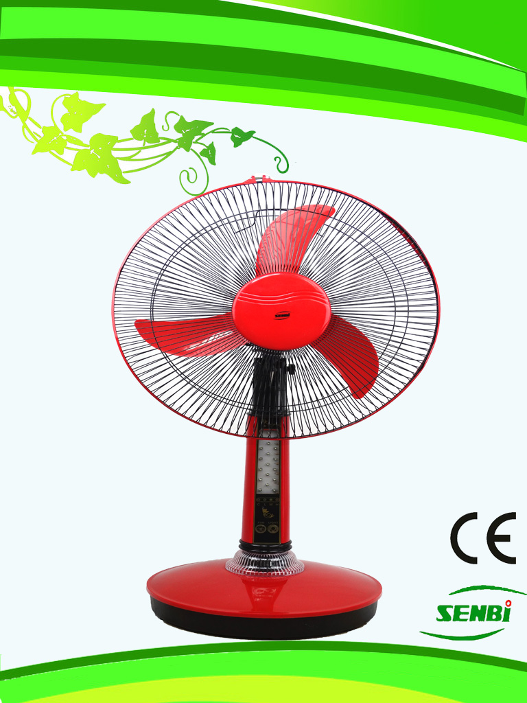 16 Inches DC 12V Rechargeable Fan Solar Table Fan