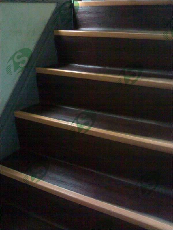 Aluminum Stair Nosing with Rubber Strip