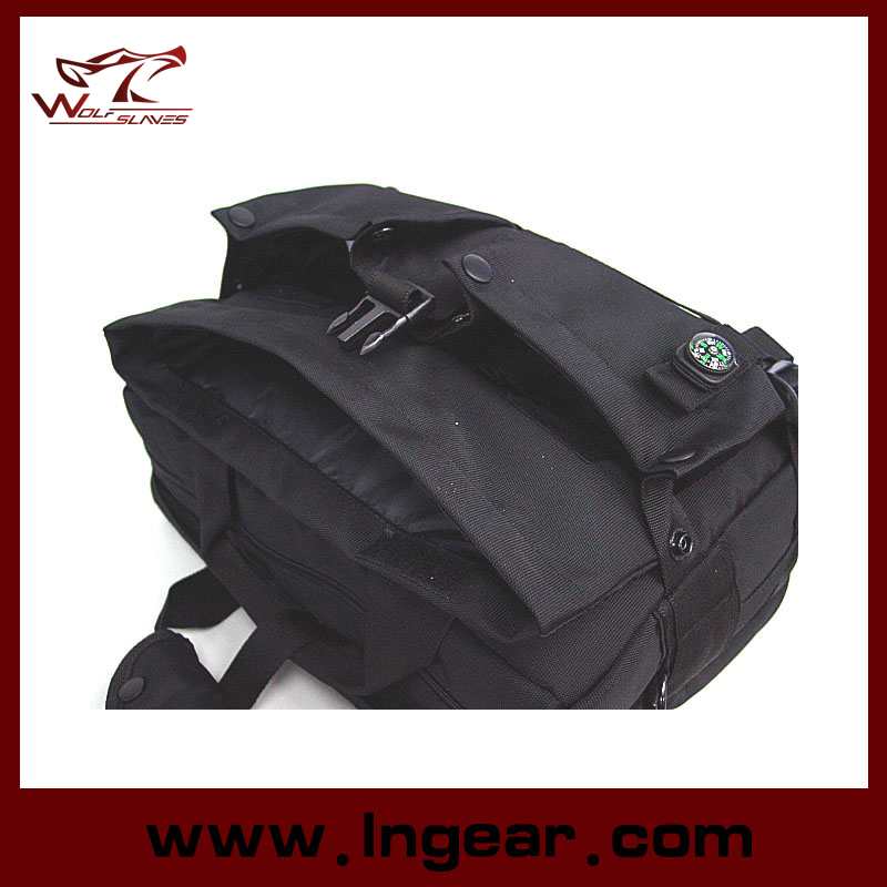 Fashion Waterproof Compass Bag Camera Bag Military Shoulder Bag Black