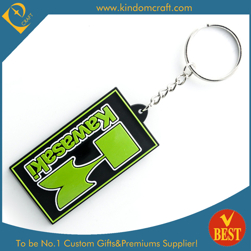 High Quality Factory Price China Customized Logo 3D Soft PVC Key Chain or Ring for Gift