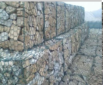 Welded and Galvanized, PVC Coated Wire Mesh Gabion Box