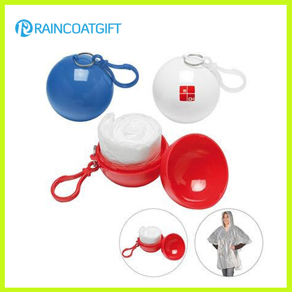 Promotional Gift Plastic Ball Raincoat Rvc-075