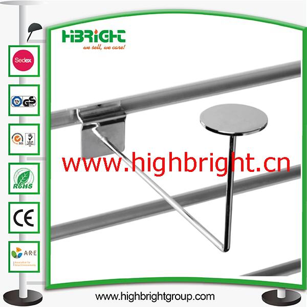 Steel Tube Metal Hanging Bar Steel Bar Holder for Shelves