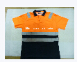 Polo T-Shirt with Reflective Strip