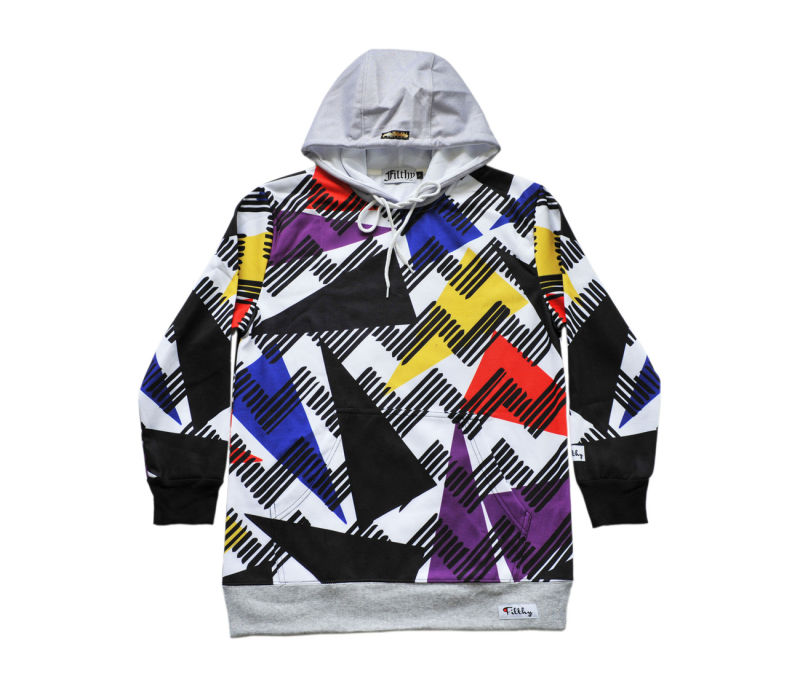 Warm Sports Wear Customized Fashion Hoodie with Colorful Pattern (H5013)