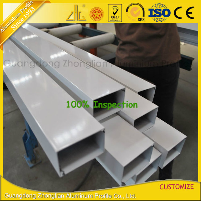 OEM Aluminium Rectangular Aluminium Tube with Aluminium Extrusion Profile