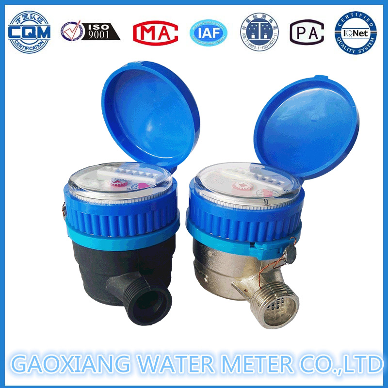 Dry Dial Single Jet Vane Wheel Water Meter