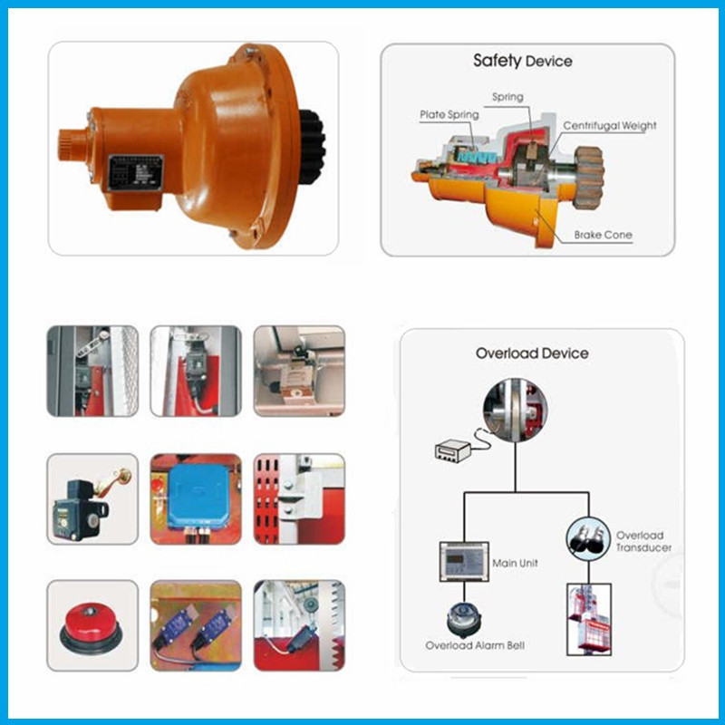 Construction Hoist with Double Cages for Sale by Hstowercrane