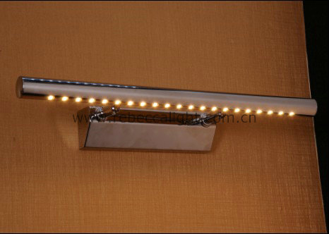 Modern LED Wall Lamp Stainless Steel Mirror Light for Washroom