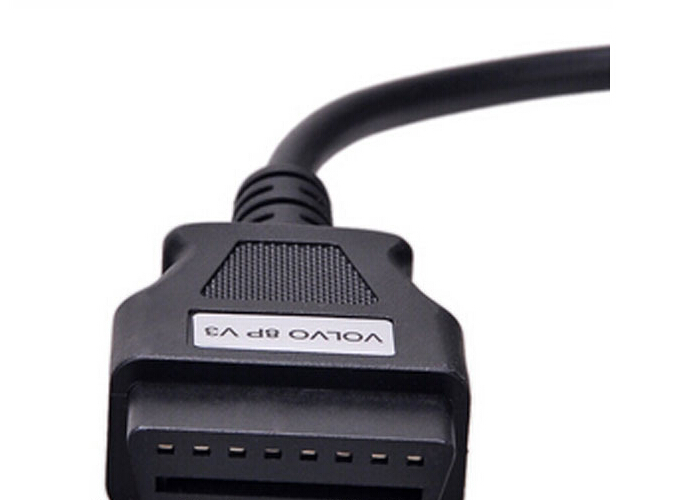 Volvo 8 Pin to OBD 2 Cable Cdp Truck Diagnostic Tool Connector