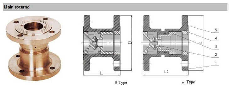 Falnged Brass Proportion Pressure Reducing Valve