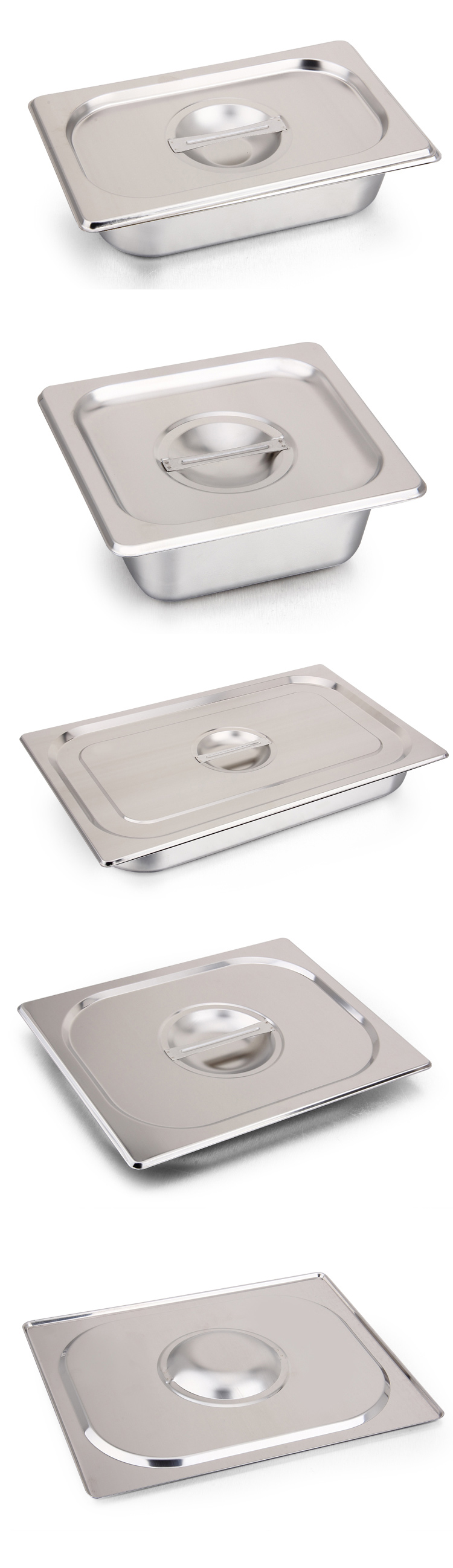 Multi-Size Stainless Steel Gastronorm Container Gn Pan