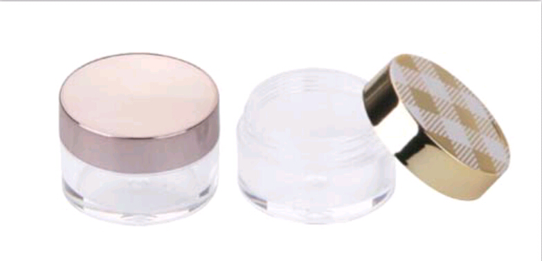 4ml Round Plastic Pot Container / Small Cosmetic Jar