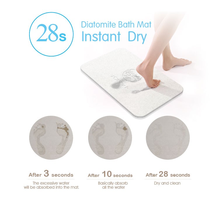 Diatomite Bath Mat Health