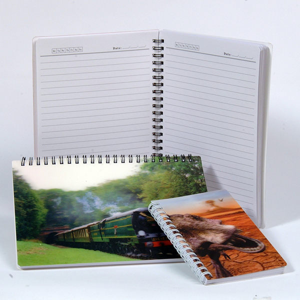 Lenticular 3D Cover Spiral Notebook A5