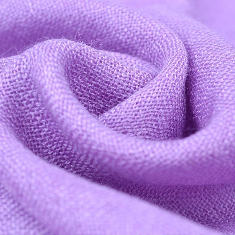 Fashion 50%Wool & 50%Bamboo Solid Scarf (13-BR010119-1.6)