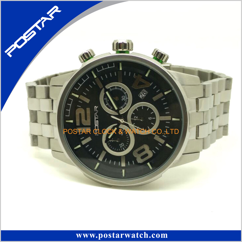 Online Shopping Ce Popular Quartz Watch with 316L Stainless Steel Band