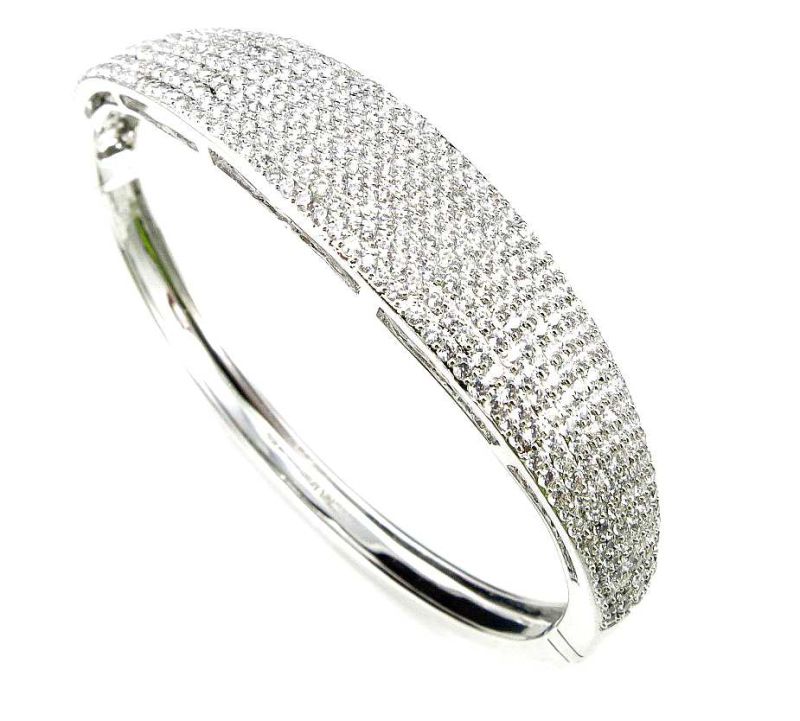 2015 New Arrival Manufacturer Fashion 925 Sterling Silver Bangle Jewelry (Bg0001py)