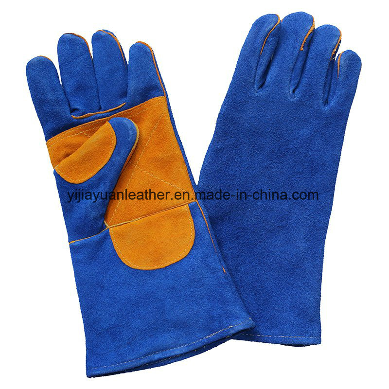 Double Palm Safety Leather Working Welders Gloves