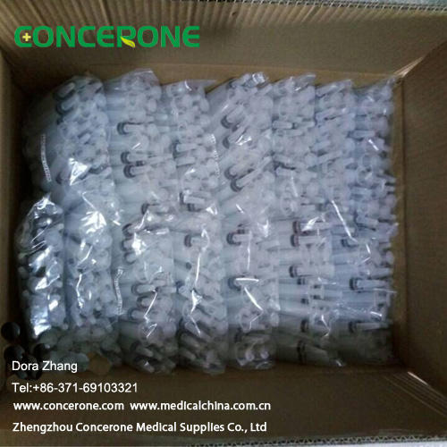 Medical Disposable Plastic Dental Impression Syringe with Ce ISO Certificate