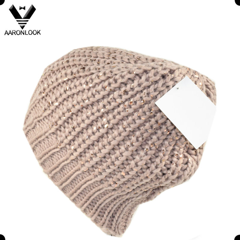 Promotional High Quality Fashion Thick Knitted Hat