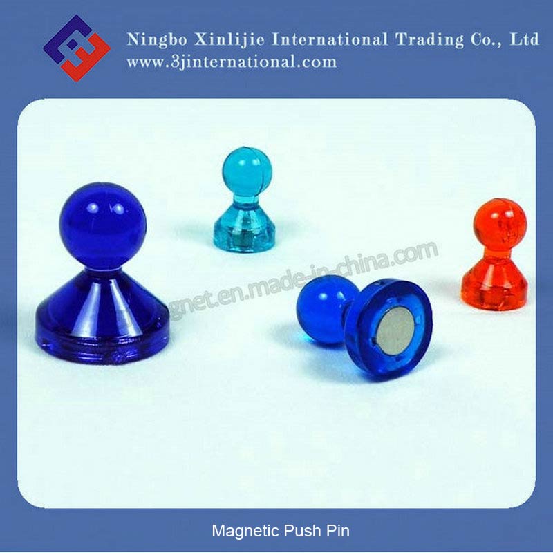 Plastic Magnetic Push Pin with NdFeB Magnet