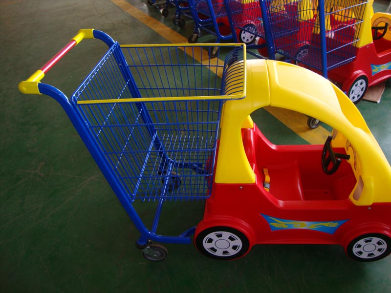 Shopping Mall Kids Trolley with Children Toy Car