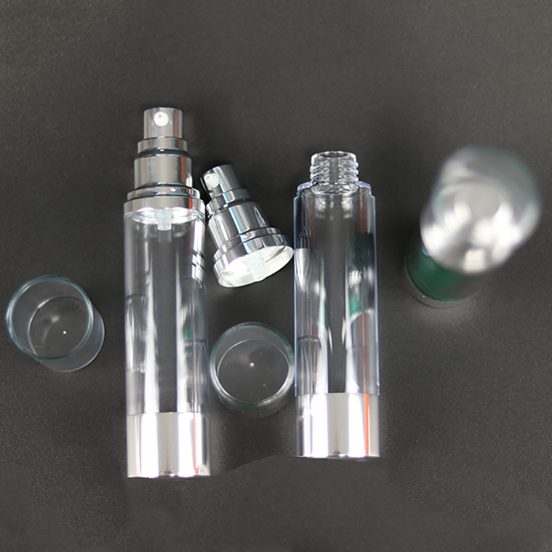 Sample Free Provided Luxury Custom Plastic Airless Pump Bottle for Skincare (NAB25)