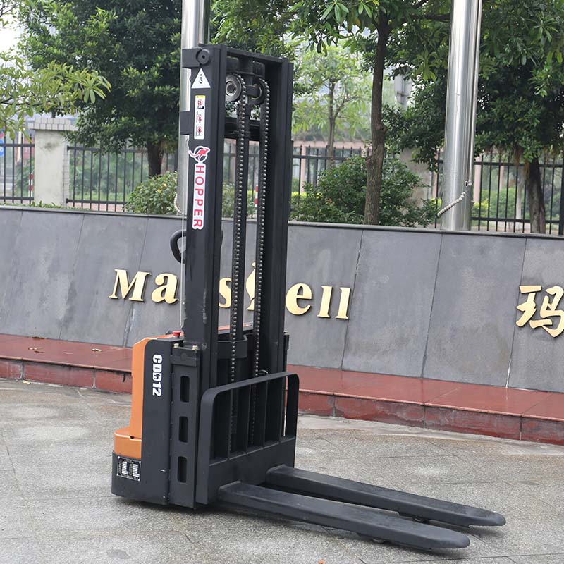 Factory Price 1.2ton Battery Operated Powered Pallet Electric Stacker (CDD12)