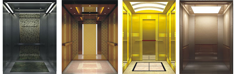 Passenger Elevator with Mirror Stainless Steel for Hotel