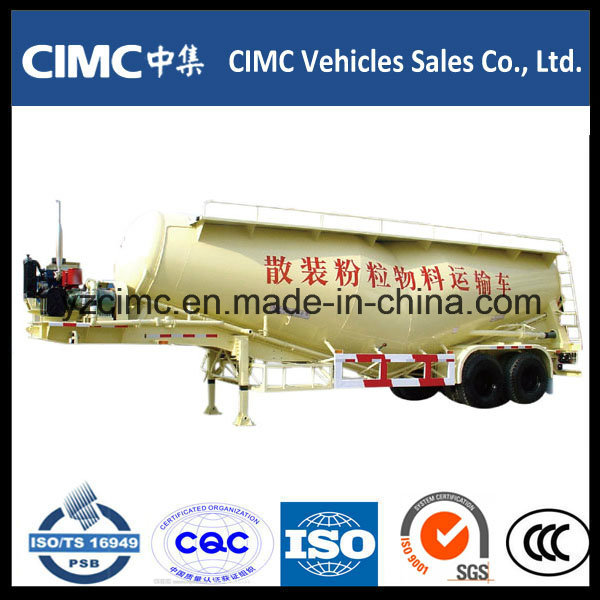 Cimc 3 Axle 60 M3 Bulk Cement Trailer with Top Quality