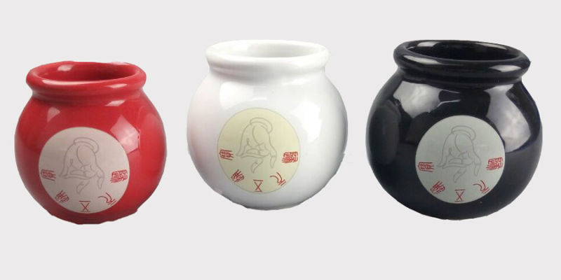 The Traditional Design China Medical Ceramic Cupping Set