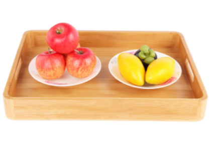 Wooden Restaurant Serving Dishes/Bamboo Fruit Plate